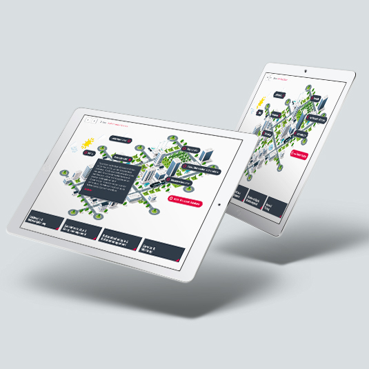 Referenzbild E-Mobility Infografik in der MAN-Vertriebs-App
